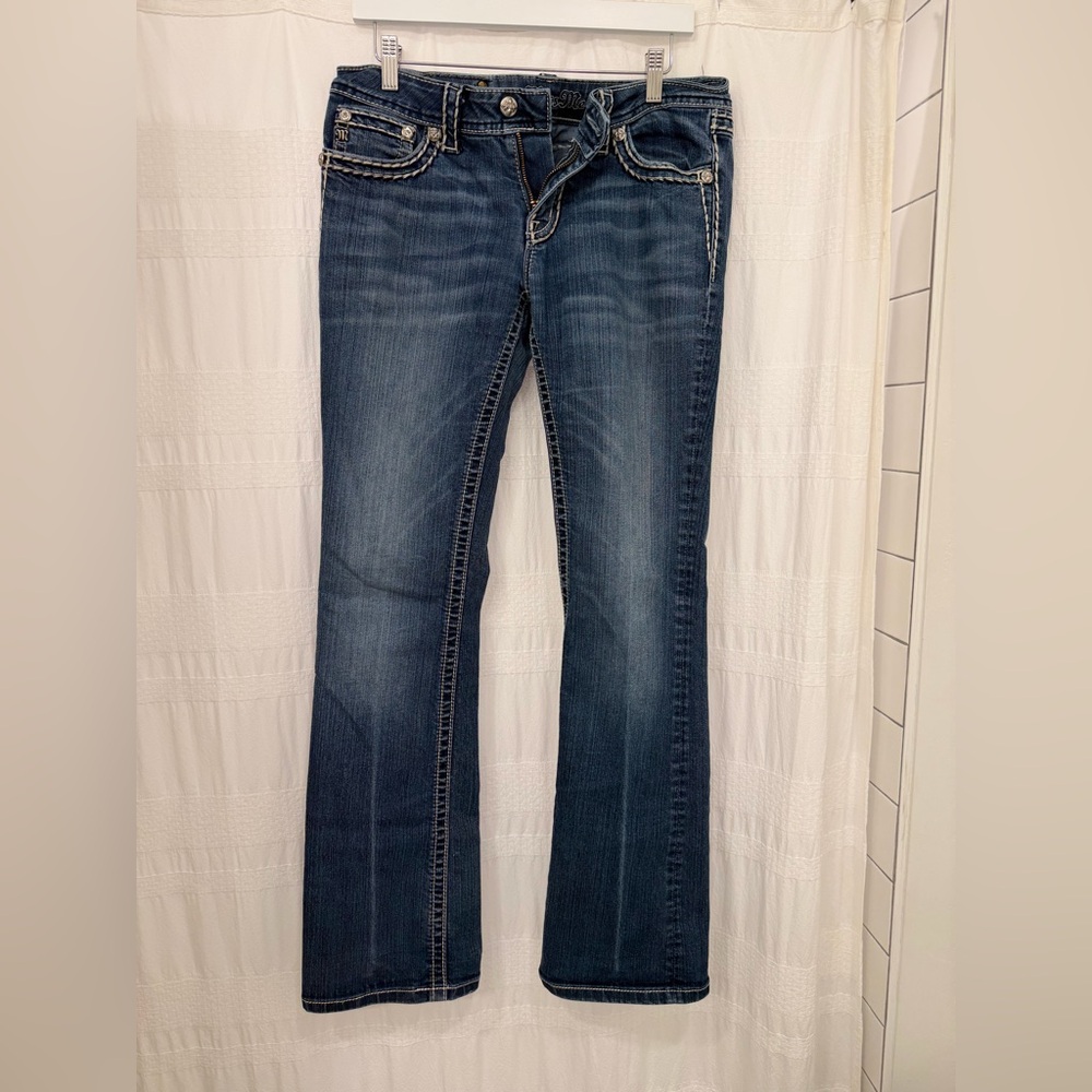 Miss Me Dark Blue Boot Cut Jeans